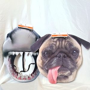 JUMBO MASKS, SHARK & PUG